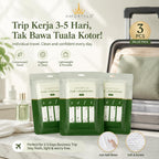 AMORTALS Compressed Disposable Face Towel - 3 Pcs image 1