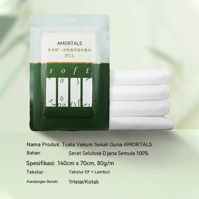 AMORTALS Compressed Disposable Face Towel - 5pcs image 8