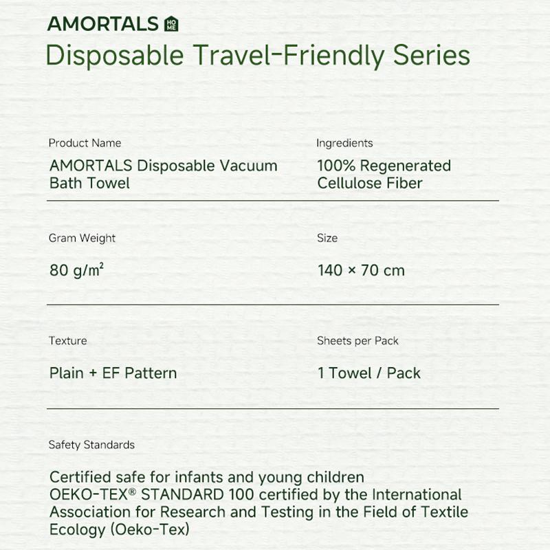 AMORTALS Disposable Bath Towel image 9